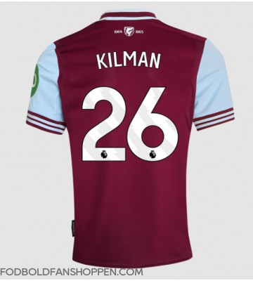 West Ham United Max Kilman #26 Hjemmebanetrøje 2024-25 Kortærmet